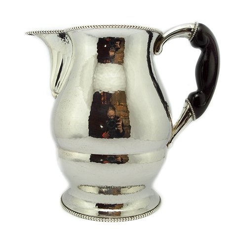 Cohr, water jug in hallmarked silver