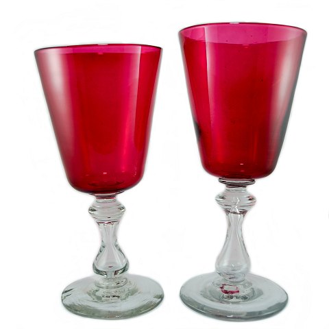 French glass cups