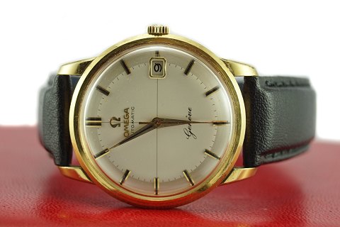 Omega Genéve, wristwatch of 14k gold, automatic