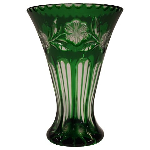 A crystal vase