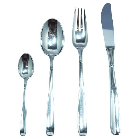 Ascot silver cutlery, complete for 6 pers.
