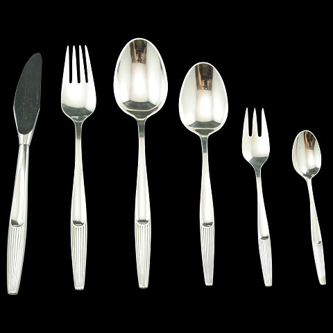 Eva silver cutlery;  complete for 12 persons