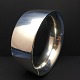 Georg Jensen. A wide bangle of sterling silver