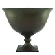 Just Andersen; A bronze footed  bowl