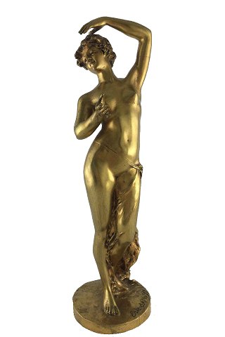 Eric W. Nussy, fransk figur af bronze ca. år 1900