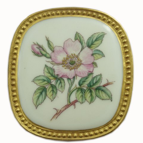 A. Michelsen and Royal Copenhagen; A Flora Danica brooch/pendant