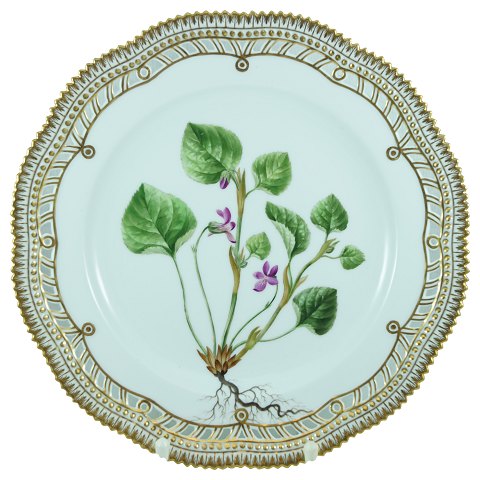 Royal Copenhagen, Flora Danica; Middagstallerken #3553 af porcelæn