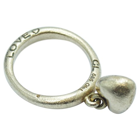 Ole Lynggaard, Charlotte Lynggaard; Love ring no. 2 with a heart of 14k gold