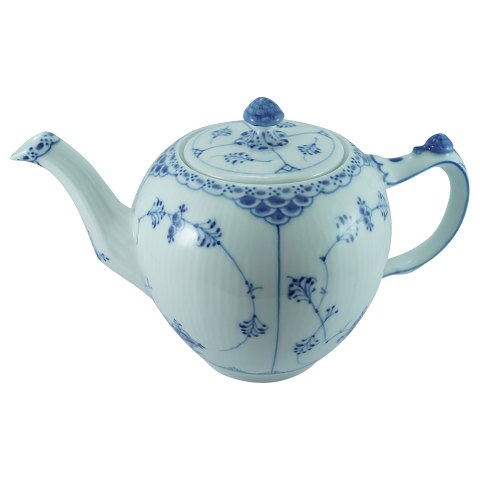 Royal Copenhagen, half lace; A teapot  of porcelain #611