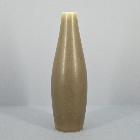 Palshus, Per Linnemann-Schmidt; Keramik vase #1163 oliven harepæls glasur