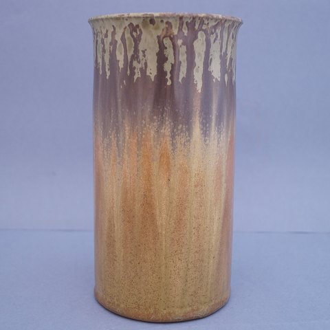 Arne Bang; Cylindrisk vase af stentøj #19