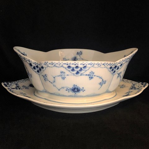 Royal Copenhagen, blue fluted half lace; A sauce bowl of porcelain #563