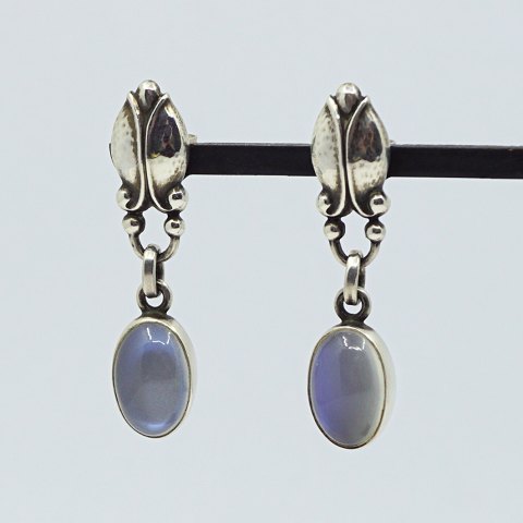 Georg Jensen; Pair of Moonlight Blossom earrings