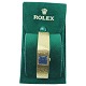 Rolex; Dameur af 18 kt. guld med blå urskive