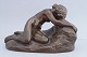 Louis Hasselriis; Skulptur i bronze af nøgen kvinde