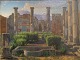 Peter Olsen-Ventegodt; Maleri fra Pompei, Italien, 1921