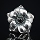 Georg Jensen, Regitze Overgaard; "Flower" ring af sterling sølv med sort agat #562 A