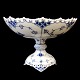 Royal Copenhagen, blue fluted full lace porcelain; A center piece #1020