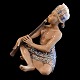 Dahl Jensen; Porcelænsfigur "Orientalsk fløjtespiller" #1153