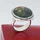 Bent Knudsen; A silver ring with moss agates