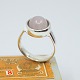 Regitze Overgaard for Georg Jensen; Ring in sterling silver with rosa quartz 
#473